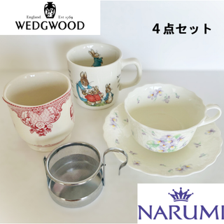 WEDGWOOD - ウェッジウッド トンキン ルビー ピオニー ティー WEDGWOOD - ウェッジウッド トンキン ルビー ピオニー ティー