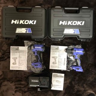 ハイコーキ(ハイコーキ)の【新品】ハイコーキ18vインパクト&ドリル&充電器セット【未使用】(工具/メンテナンス)