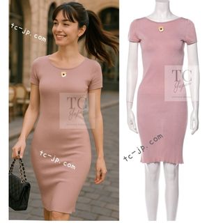 CHANEL - 極美品 CHANEL シャネル レッド ボーダー ワンピース CHANEL - 極美品 CHANEL シャネル レッド ボーダー ワンピース