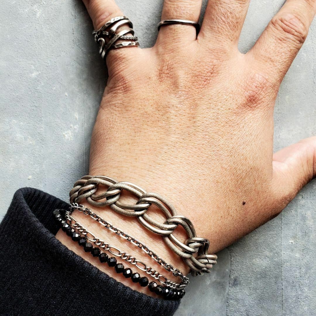 VINTAGE - ヴィンテージ TAXCO 925 シルバー ツインオーバル VINTAGE - ヴィンテージ TAXCO 925 シルバー ツインオーバル