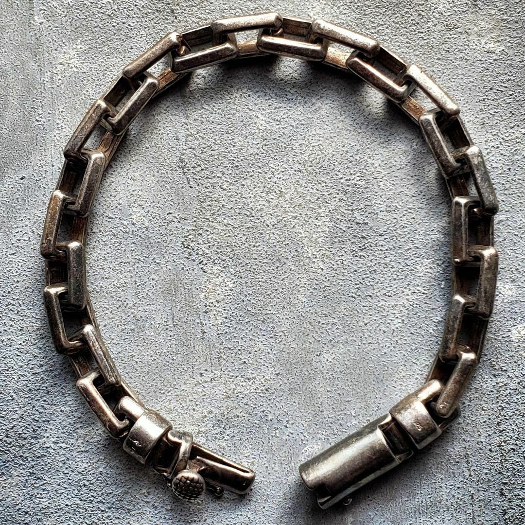 VINTAGE - VINTAGE ヴィンテージ シルバー ボックスチェーン 925 VINTAGE - VINTAGE ヴィンテージ シルバー ボックスチェーン 925