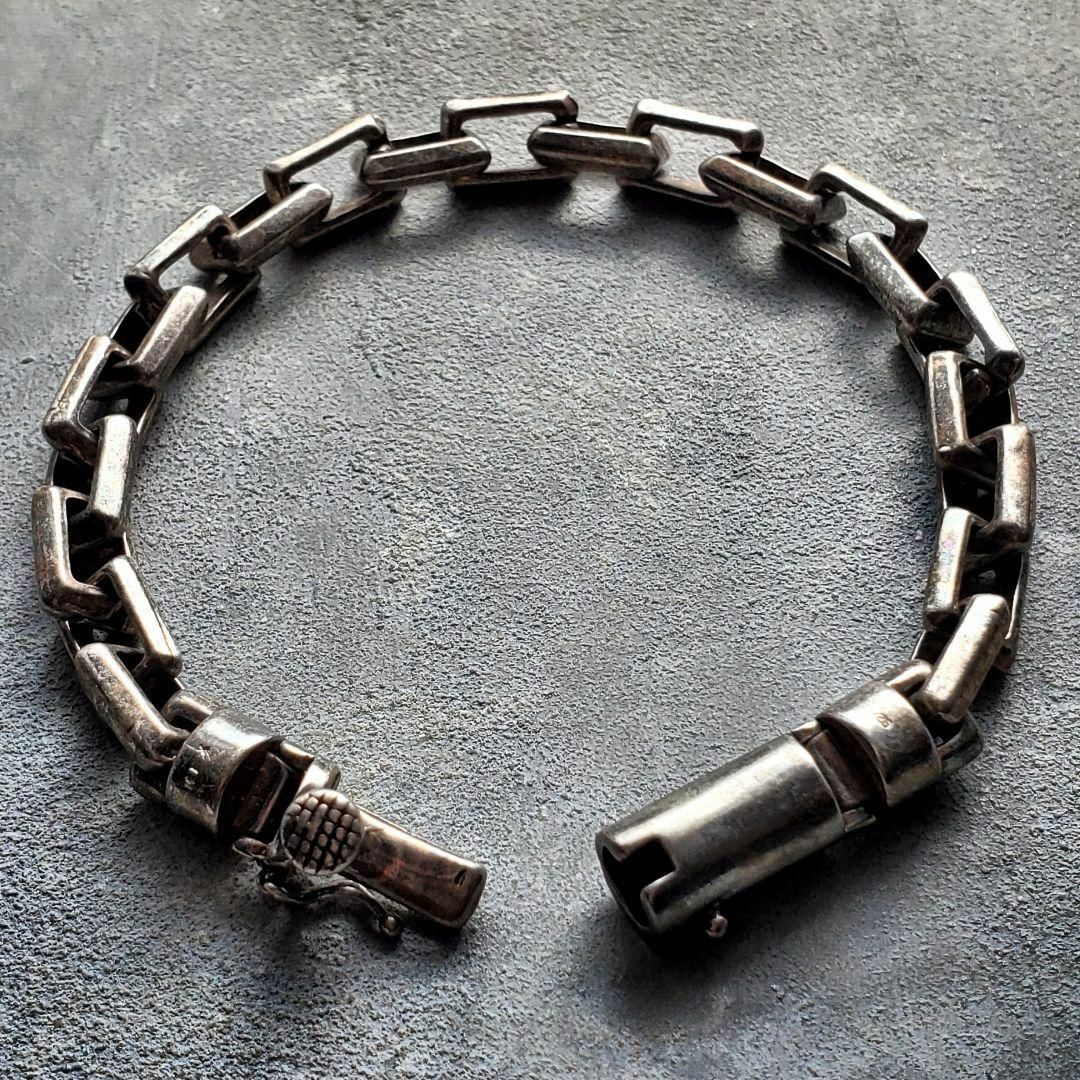 VINTAGE - VINTAGE ヴィンテージ シルバー ボックスチェーン 925 VINTAGE - VINTAGE ヴィンテージ シルバー ボックスチェーン 925