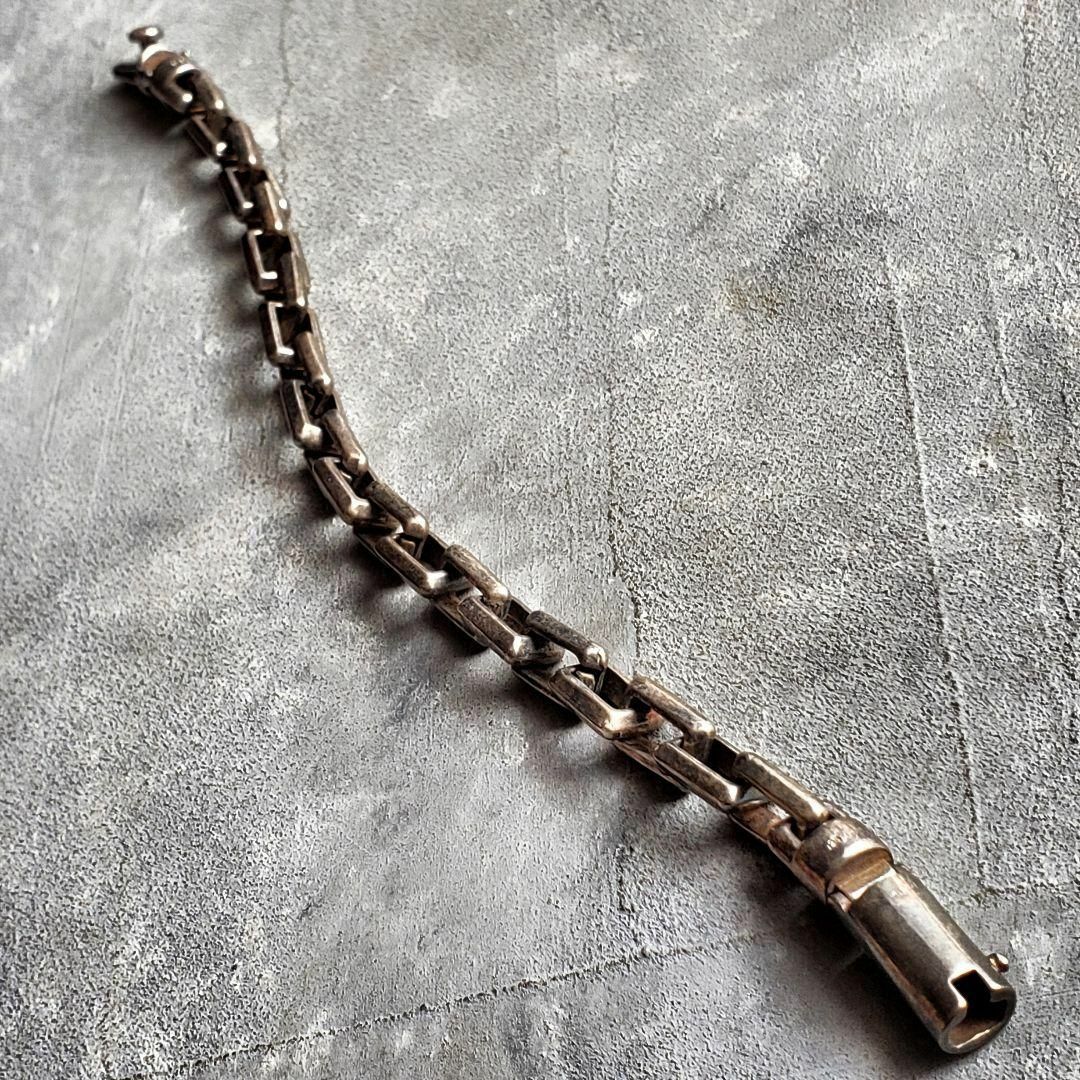 VINTAGE - VINTAGE ヴィンテージ シルバー ボックスチェーン 925 VINTAGE - VINTAGE ヴィンテージ シルバー ボックスチェーン 925