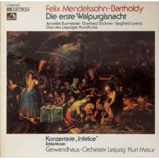 独LP Felix Mendelssohn-Bartholdy, A Die Erste Walpurgisnacht Konzertarie Infelice 1C06502487 HIS MASTERS VOICE /00400(その他)