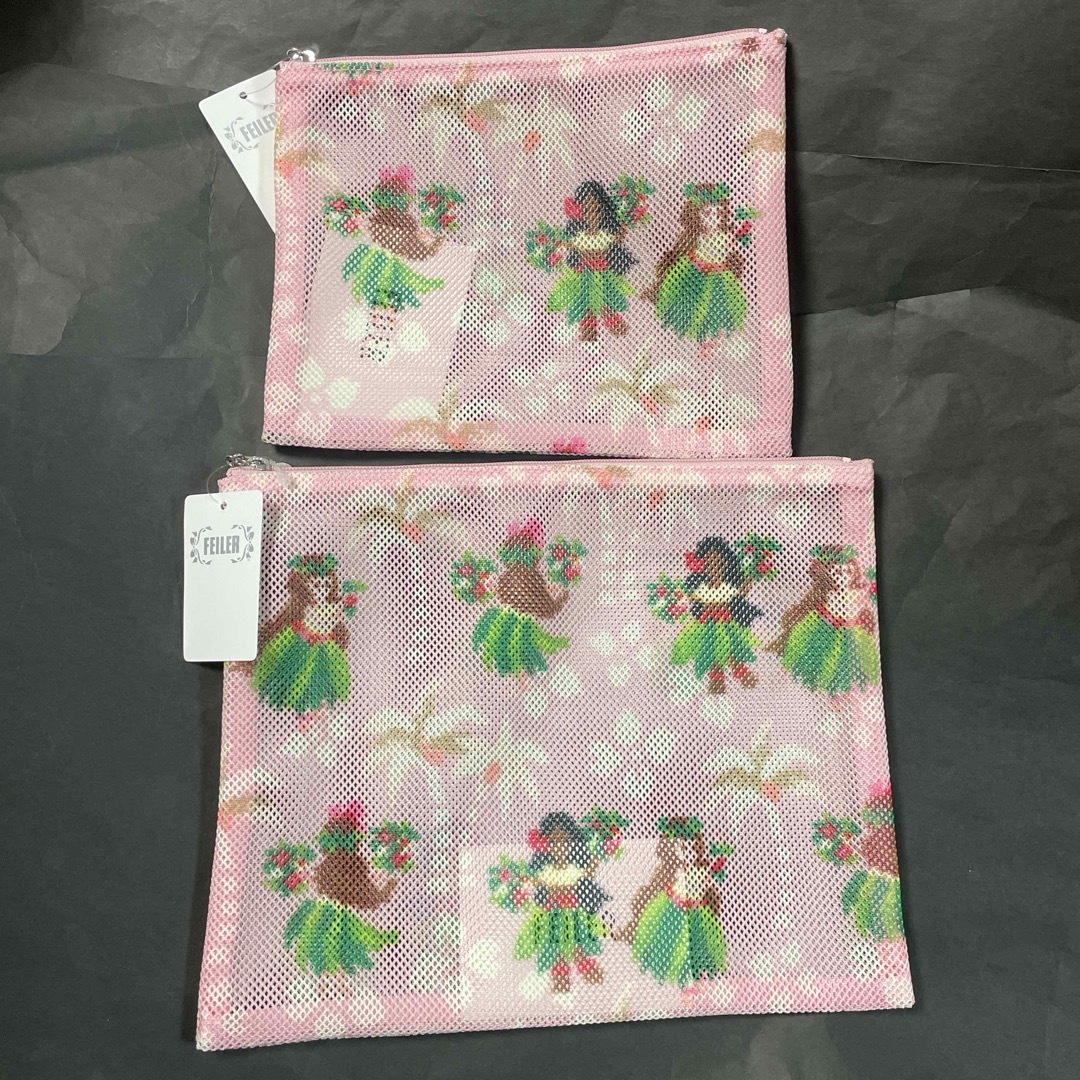 FEILER - 新品タグ付◇フェイラー FEILER◇メッシュポーチ2個 FEILER - 新品タグ付◇フェイラー FEILER◇メッシュポーチ2個