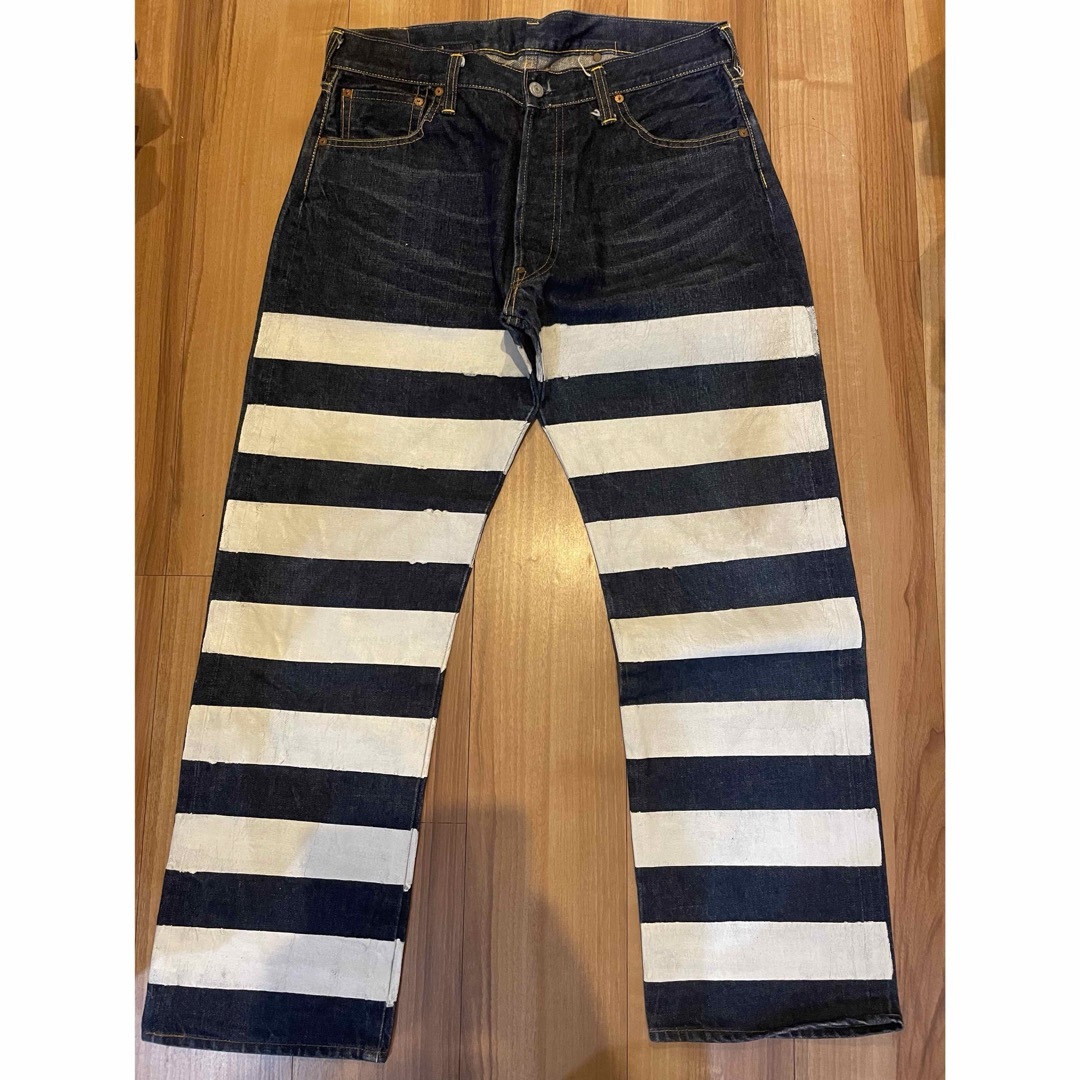 EVISU - サイズ36 2504XX バックベルト虎耳 希少モデル エヴィス EVISU - サイズ36 2504XX バックベルト虎耳 希少モデル エヴィス