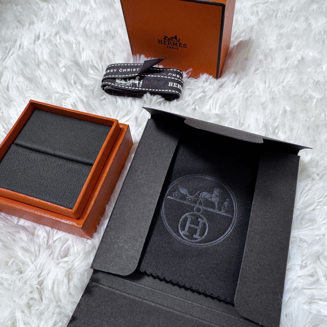 HERMES - エルメス アクセサリーbox 磨き用布 セットの通販 by HERMES - エルメス アクセサリーbox 磨き用布 セットの通販 by