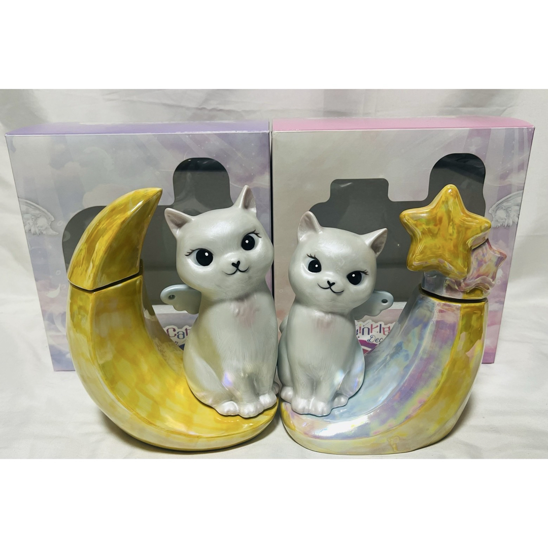 トゥインクル キャッツ デキャンタ スター&ムーン 箱付き 未 トゥインクル キャッツ デキャンタ スター&ムーン 箱付き 未