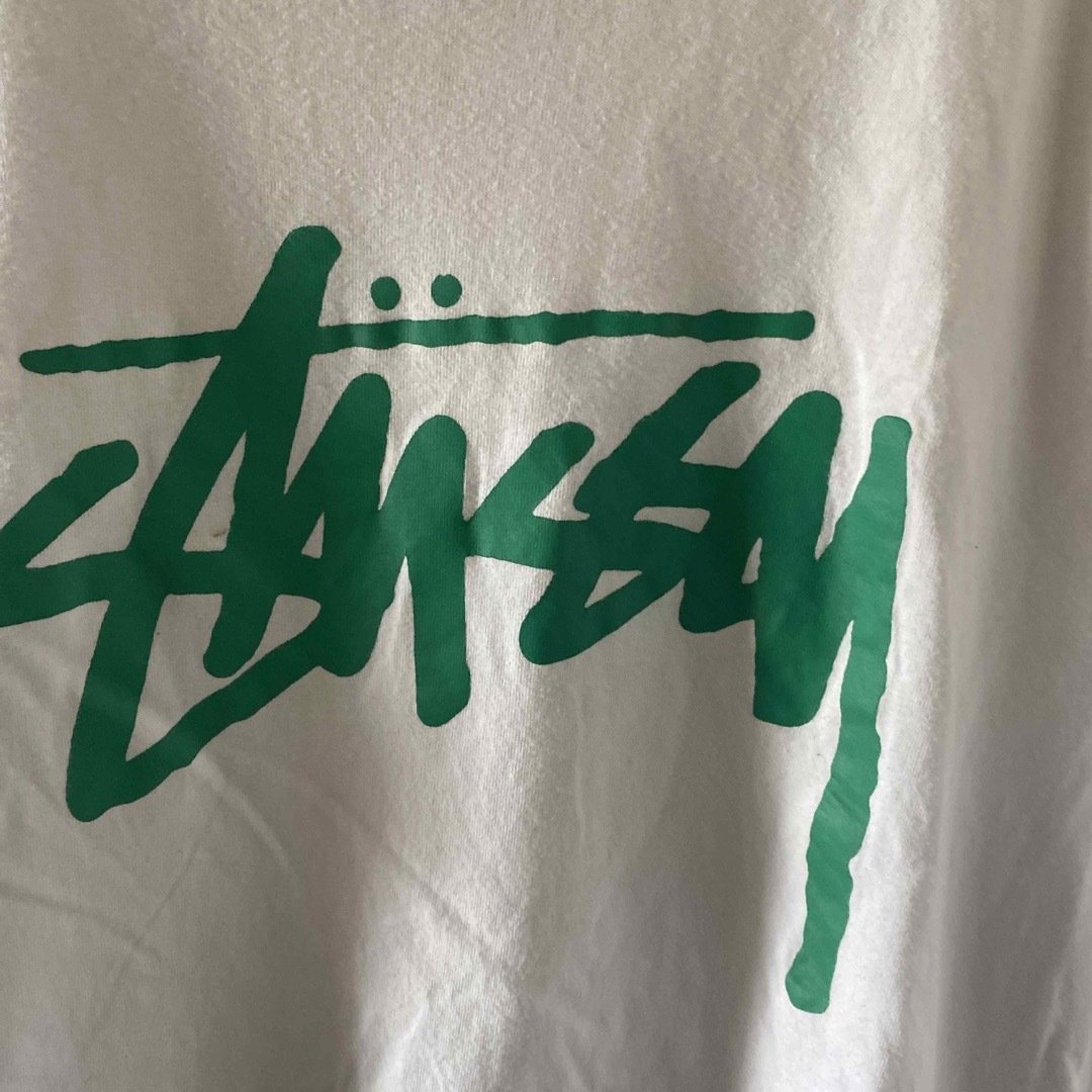 STUSSY - 00sStussyステューシーtシャツ半袖メンズLホワイト白 STUSSY - 00sStussyステューシーtシャツ半袖メンズLホワイト白