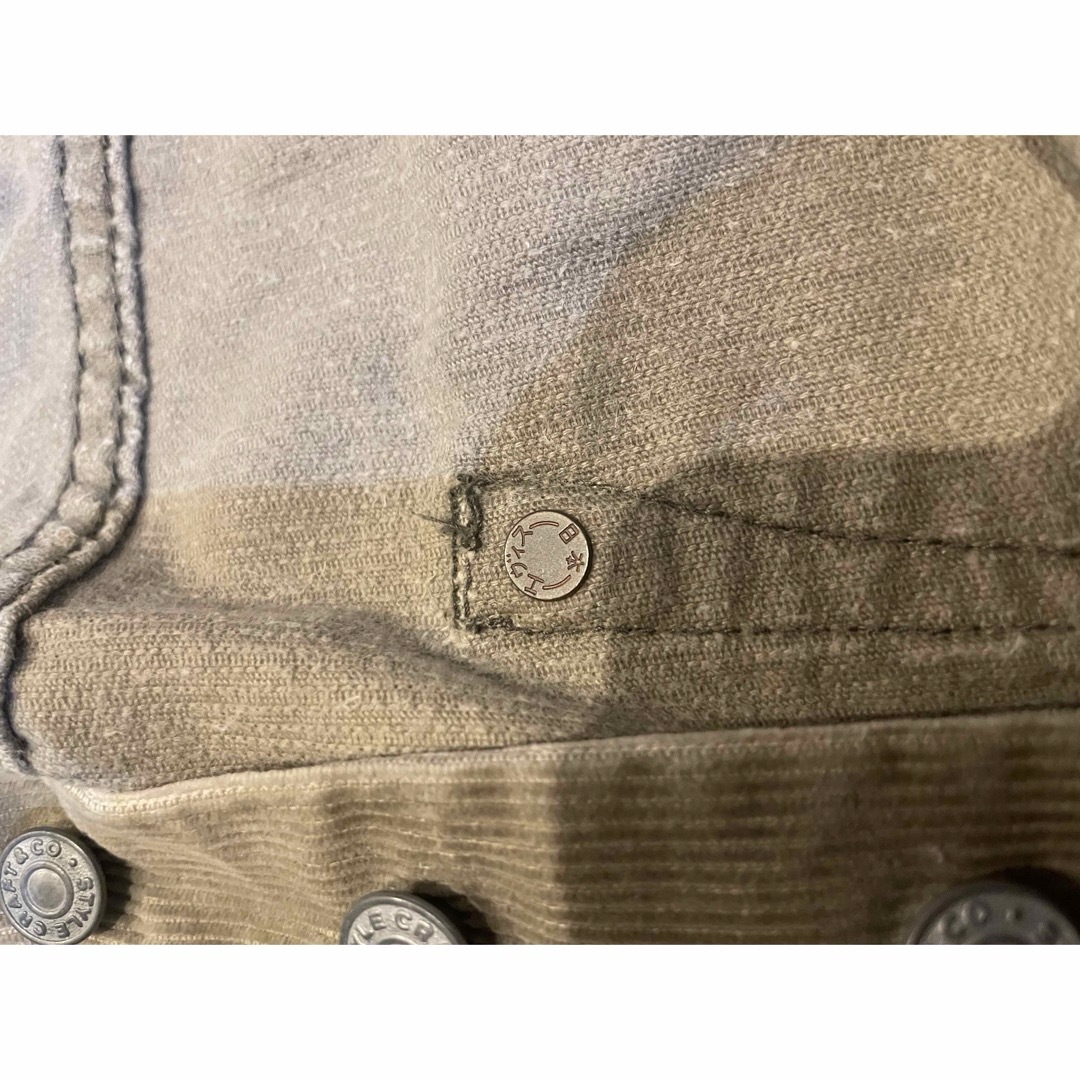 EVISU - サイズ38 緑刺繍カモメ コーデュロイ ハーフ エヴィス EVISU - サイズ38 緑刺繍カモメ コーデュロイ ハーフ エヴィス