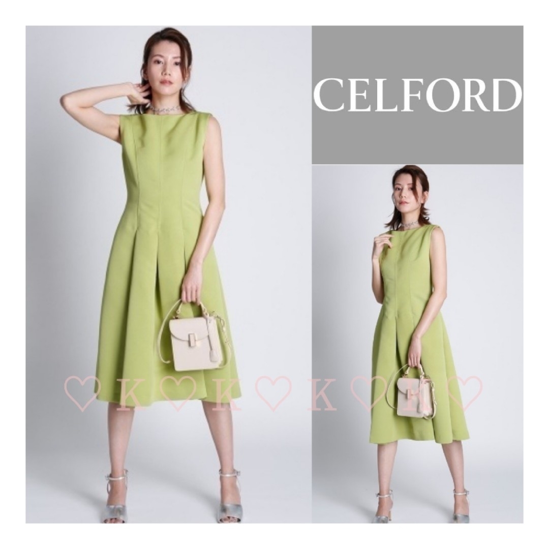 CELFORD - CELFORD*グログランワンピース*34*S*パーティー CELFORD - CELFORD*グログランワンピース*34*S*パーティー