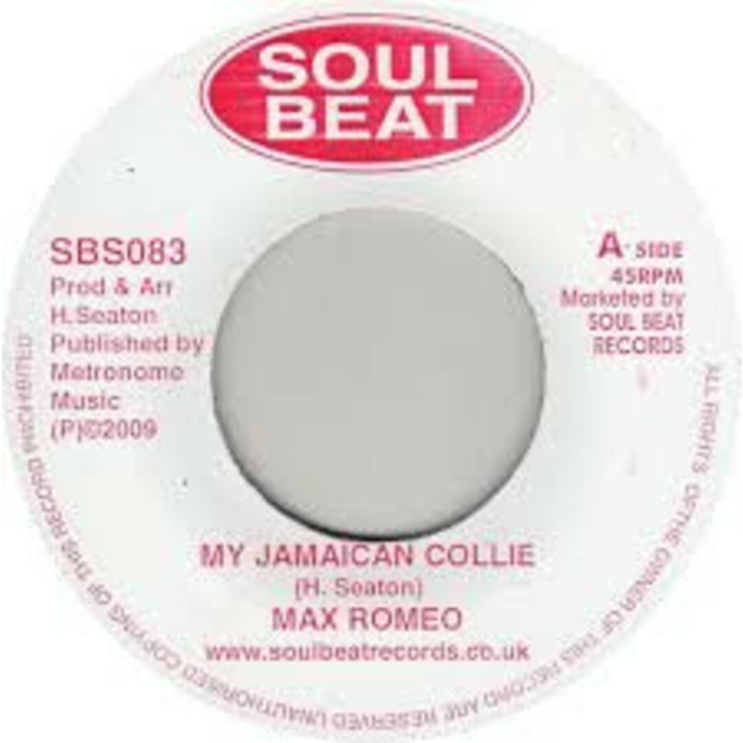 英7” Max Romeo / B.B. Seaton My Jamaican Collie / Gimme Little Love SBS083 Soul Beat /00080 エンタメ/ホビーのエンタメ その他(その他)の商品写真