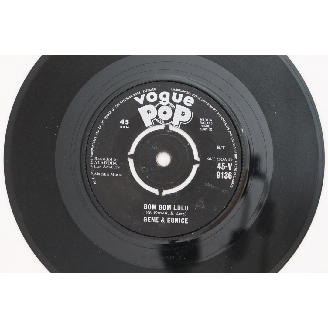 英7” Gene & Eunice Bom Bom Lulu / Hi Diddle Diddle 45V9136 Vogue Pop /00080 エンタメ/ホビーのエンタメ その他(その他)の商品写真