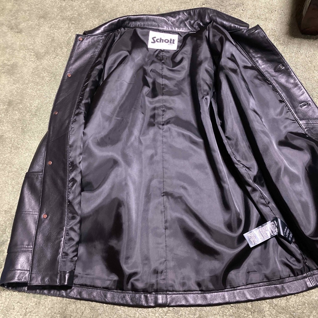 schott - Schott ラムレザー カバーオール XL ブラックの通販 by schott - Schott ラムレザー カバーオール XL ブラックの通販 by