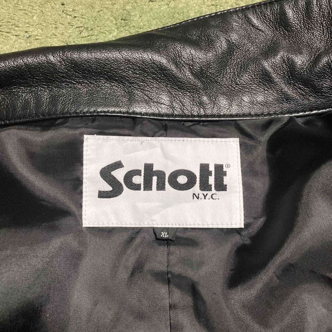 schott - Schott ラムレザー カバーオール XL ブラックの通販 by schott - Schott ラムレザー カバーオール XL ブラックの通販 by