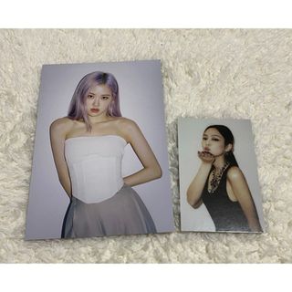 BLACKPINK - BLACKPINK ジェニ ロゼ the album トレカ ポスト BLACKPINK - BLACKPINK ジェニ ロゼ the album トレカ ポスト