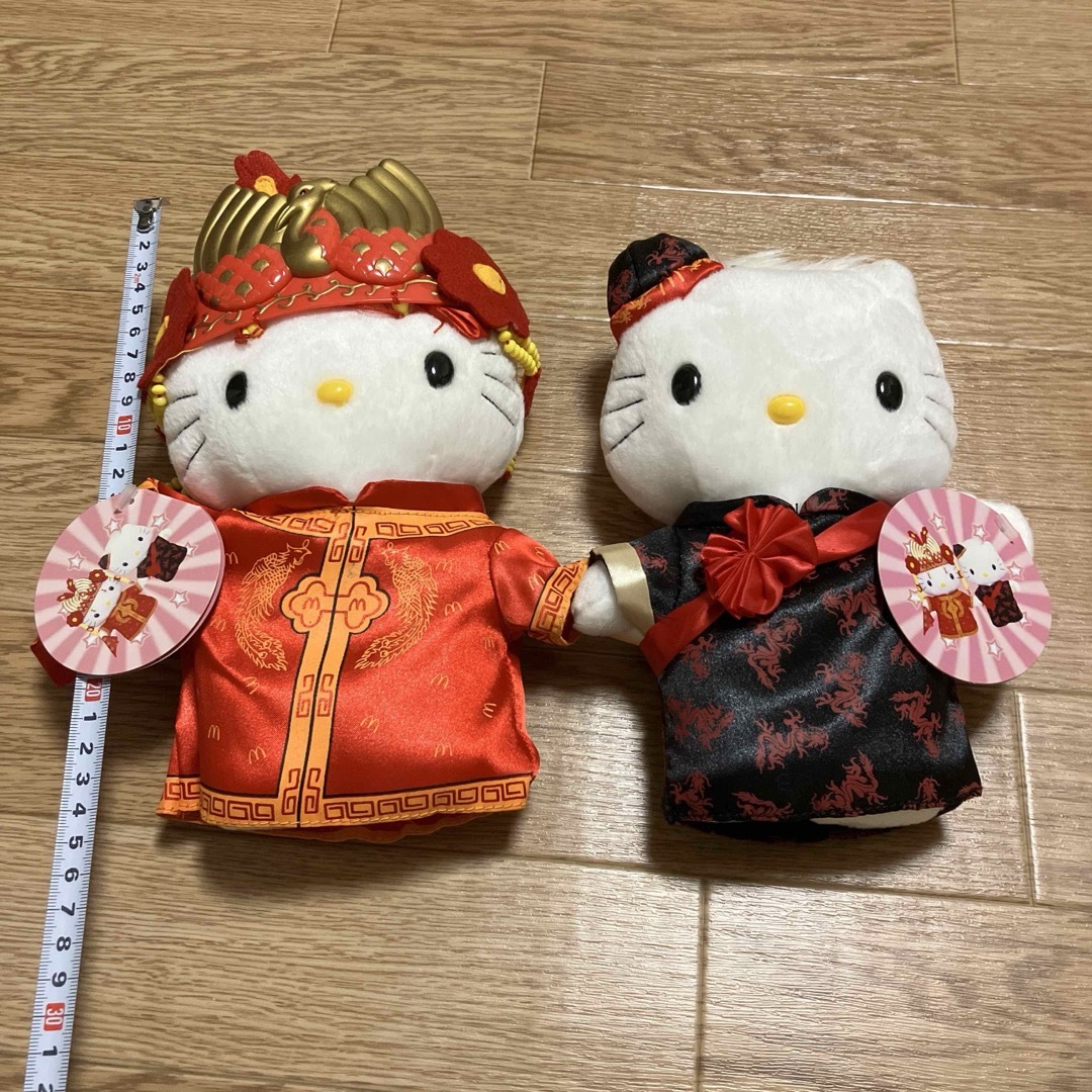 ハローキティ - 平成レトロキティ チャイニーズ結婚式ぬいぐるみ ハローキティ - 平成レトロキティ チャイニーズ結婚式ぬいぐるみ
