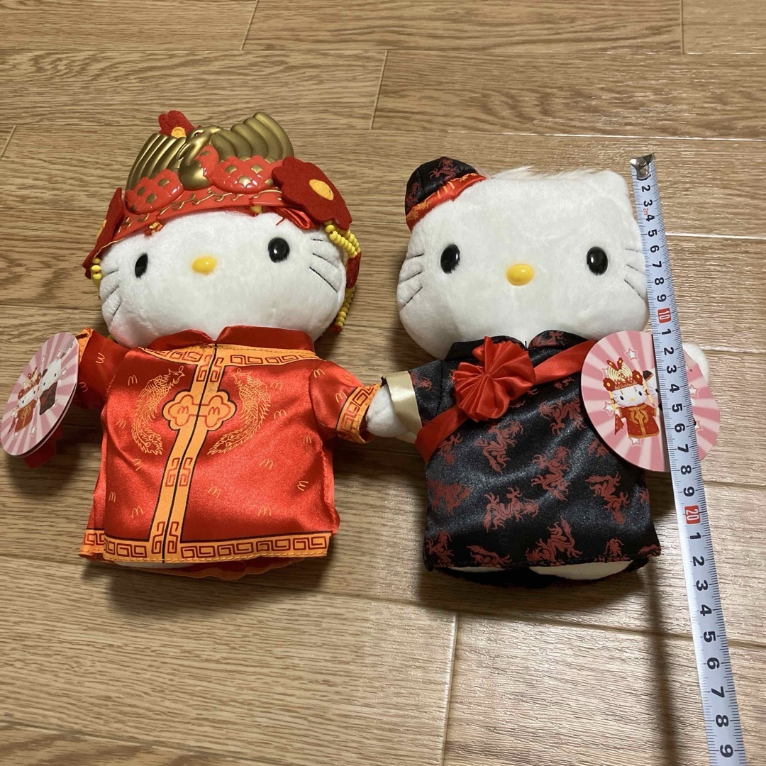 ハローキティ - 平成レトロキティ チャイニーズ結婚式ぬいぐるみ ハローキティ - 平成レトロキティ チャイニーズ結婚式ぬいぐるみ