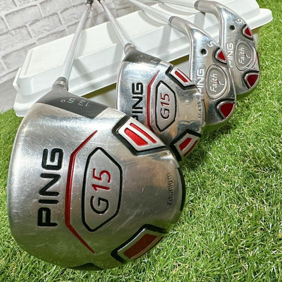 PING - PING G15 Faith レディースゴルフクラブセット L PING - PING G15 Faith レディースゴルフクラブセット L