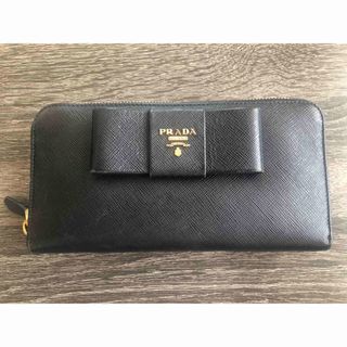 PRADA - ✨極美品✨箱付き✨PRADA プラダ◇黒ブラック◇長財布 PRADA - ✨極美品✨箱付き✨PRADA プラダ◇黒ブラック◇長財布