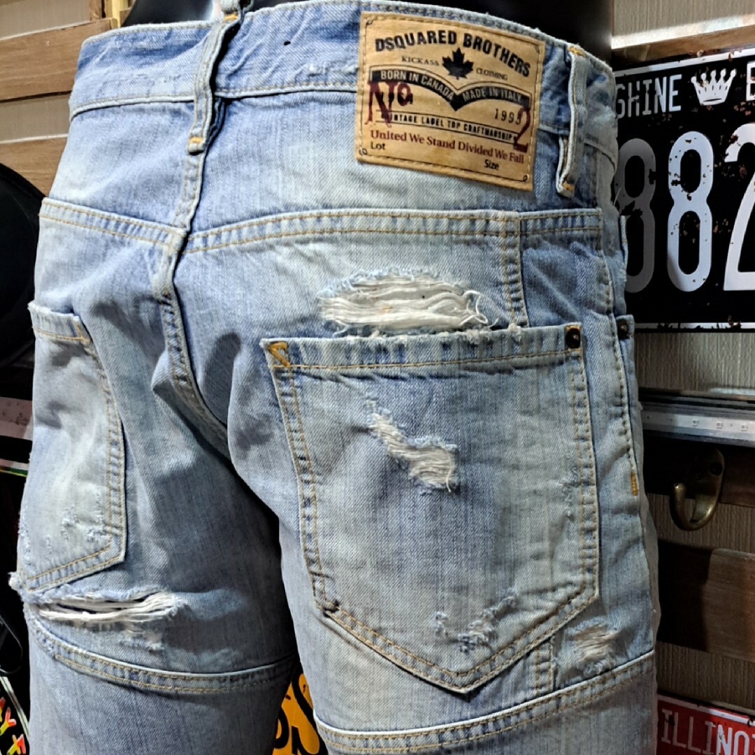 DSQUARED2 - Dsquared2 ヒッコリーストライプ タイディー DSQUARED2 - Dsquared2 ヒッコリーストライプ タイディー