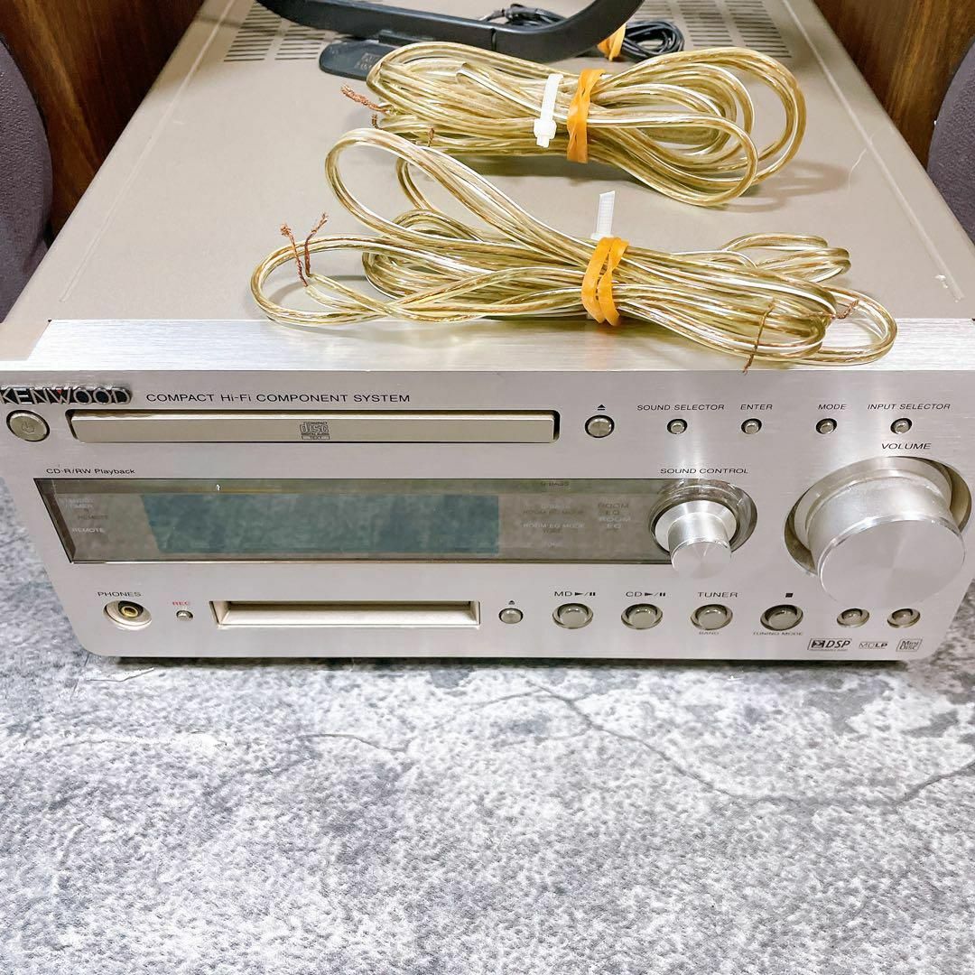 KENWOOD R-K700 コンパクトコンポーネントシステム MD再生可の KENWOOD R-K700 コンパクトコンポーネントシステム MD再生可の