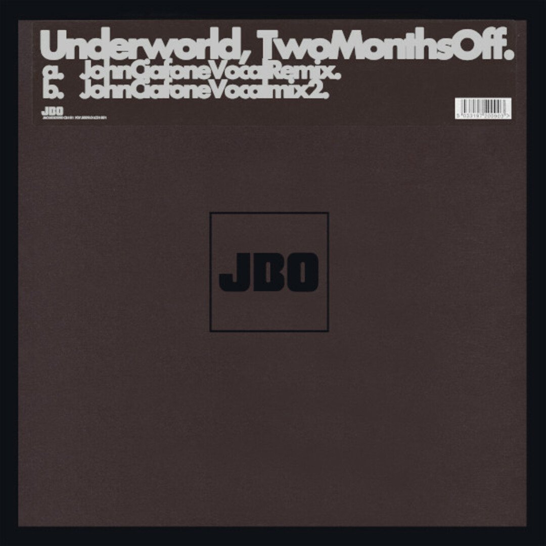 英12” Underworld Two Months Off JBO5020090 JBO, V2 /00250 エンタメ/ホビーのエンタメ その他(その他)の商品写真