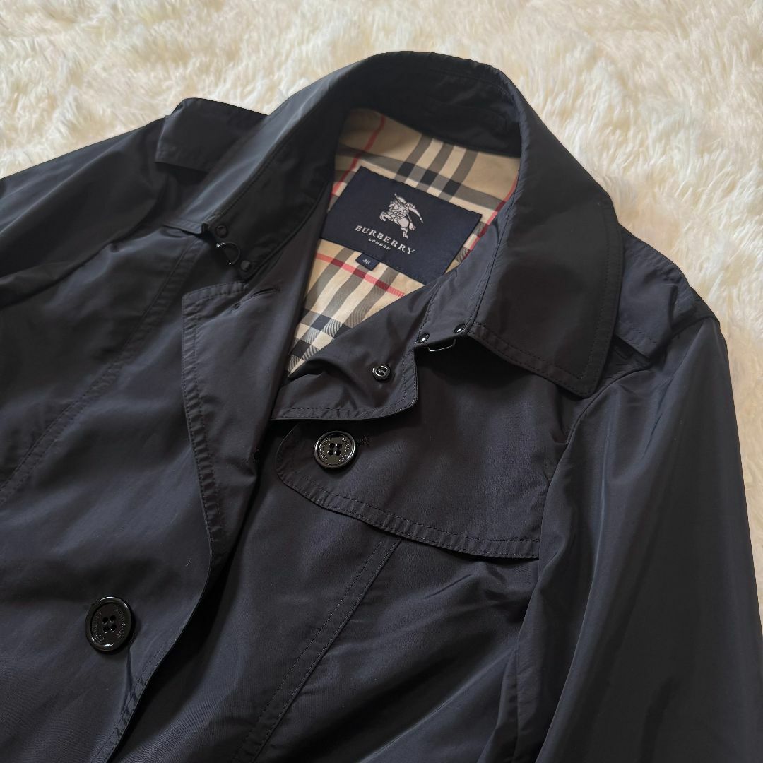 BURBERRY - 【極美品】 バーバリーロンドン ナイロントレンチ BURBERRY - 【極美品】 バーバリーロンドン ナイロントレンチ