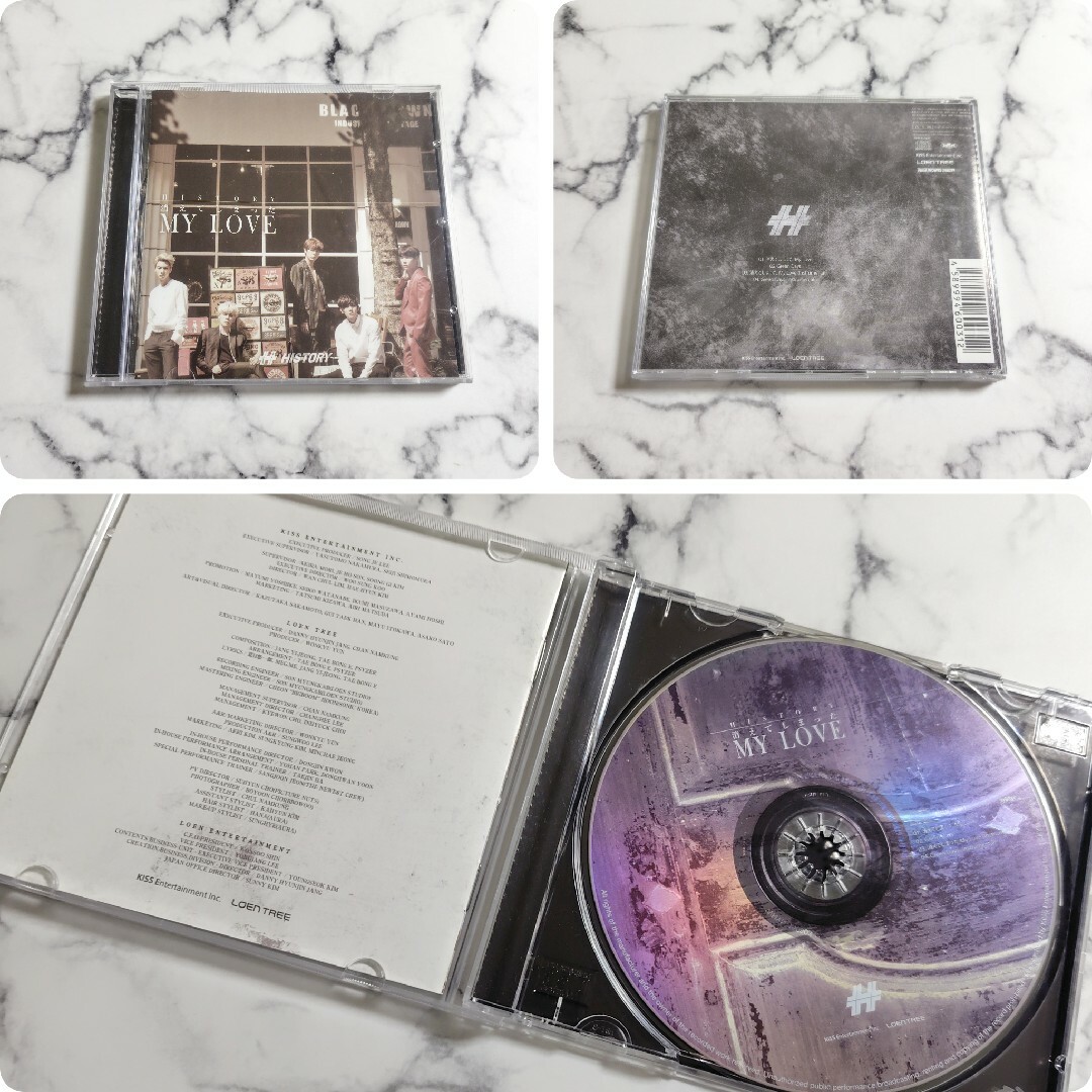 韓国☆HISTORY/ヒストリー『消えてしまったMY LOVE』CD3枚☆