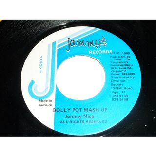 ジャマイカ7” Johnny Nice Dolly Pot Mash Up  NONE Jammys Records /00080(その他)