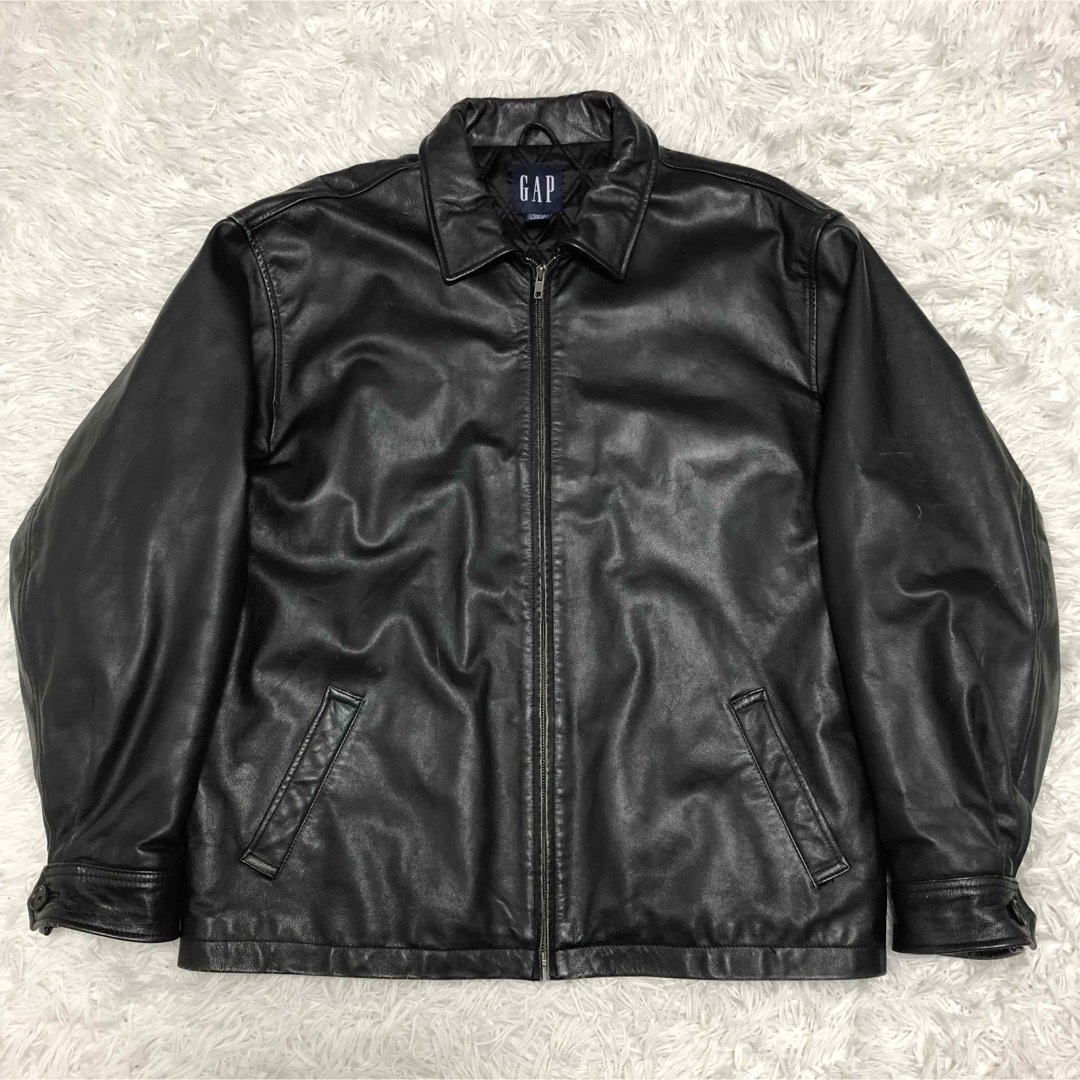 GAP - オールドギャップ レザージャケット ブラック XLの通販 by GAP - オールドギャップ レザージャケット ブラック XLの通販 by