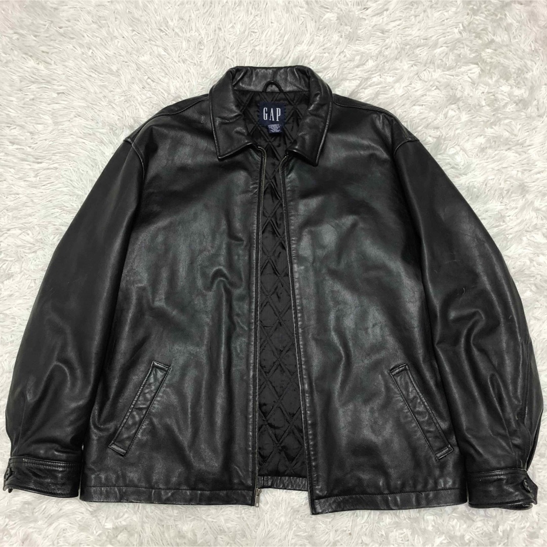 GAP - オールドギャップ レザージャケット ブラック XLの通販 by GAP - オールドギャップ レザージャケット ブラック XLの通販 by