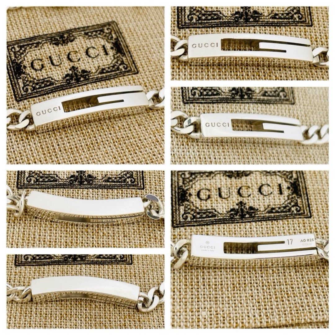 GUCCI - 極美品☆グッチ カットアウト Gモチーフ ブレスレット GUCCI - 極美品☆グッチ カットアウト Gモチーフ ブレスレット