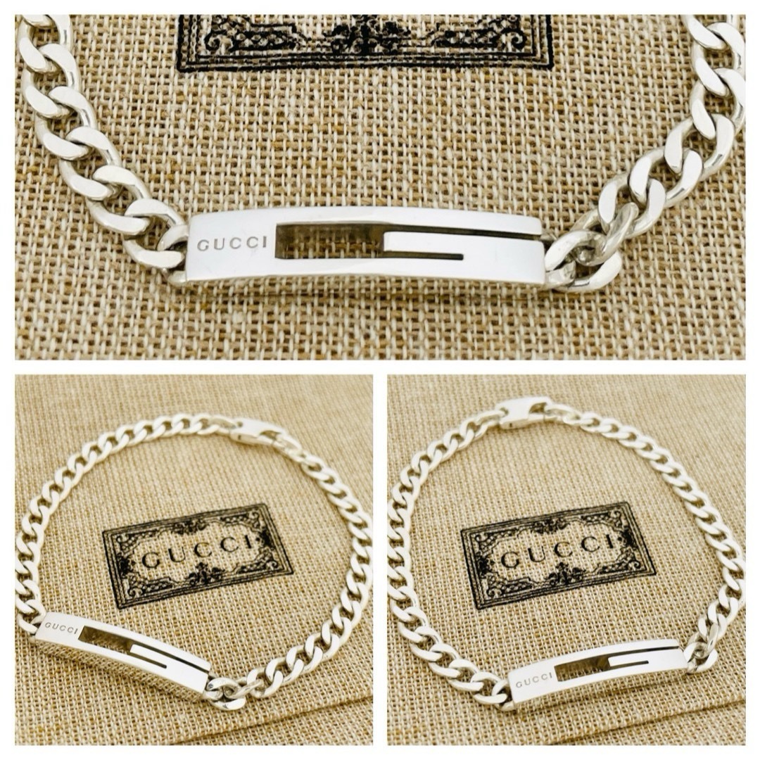 GUCCI - 極美品☆グッチ カットアウト Gモチーフ ブレスレット GUCCI - 極美品☆グッチ カットアウト Gモチーフ ブレスレット