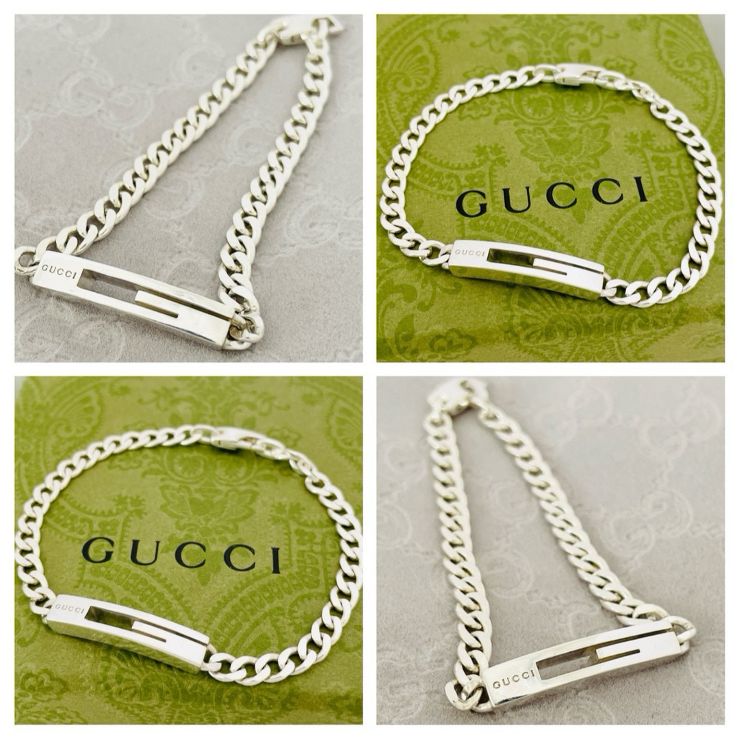 GUCCI - 極美品☆グッチ カットアウト Gモチーフ ブレスレット GUCCI - 極美品☆グッチ カットアウト Gモチーフ ブレスレット