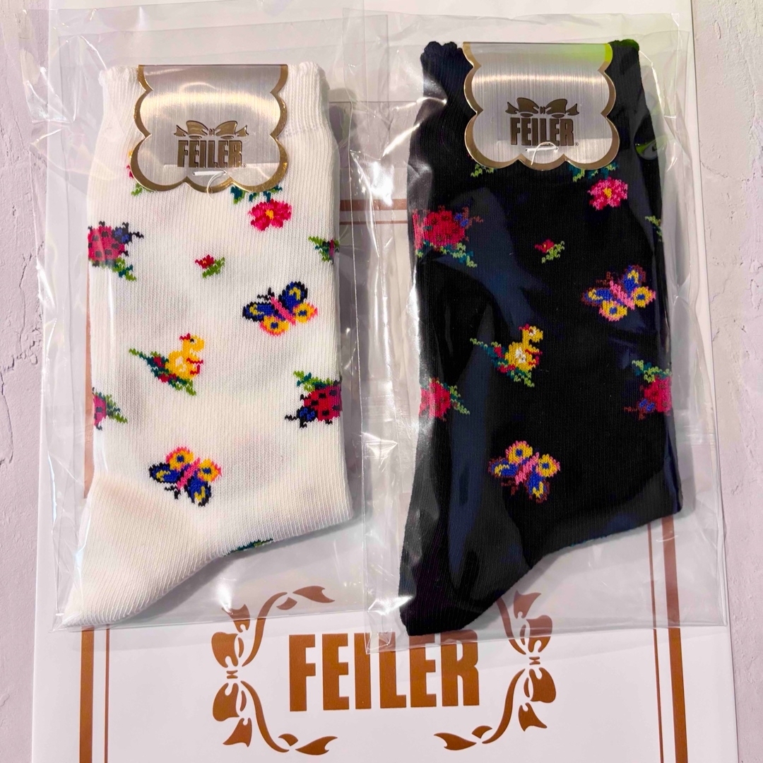 FEILER - 【新品】フェイラーFEILERハイジ レディースソックス2 FEILER - 【新品】フェイラーFEILERハイジ レディースソックス2
