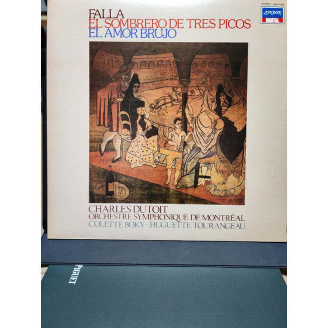LP シャルル・デュトワ, モントリオ ファリャ: バレエ音楽 三角帽子全曲, 恋は魔術師 全曲 L28C1460 LONDON /00260 エンタメ/ホビーのエンタメ その他(その他)の商品写真