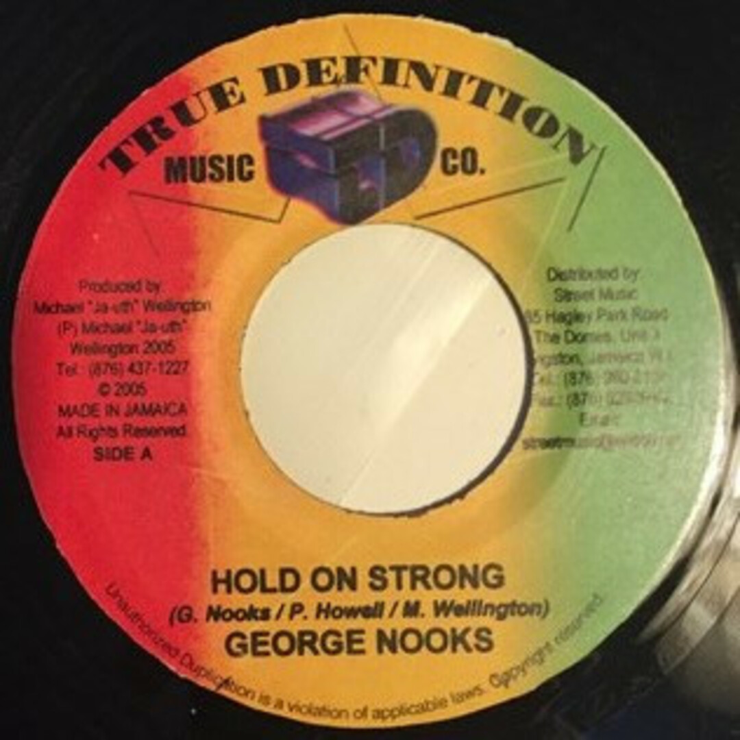 ジャマイカ7” George Nooks / Culture T Hold On Strong / Up Right NONE True Definition Musi /00080 エンタメ/ホビーのエンタメ その他(その他)の商品写真