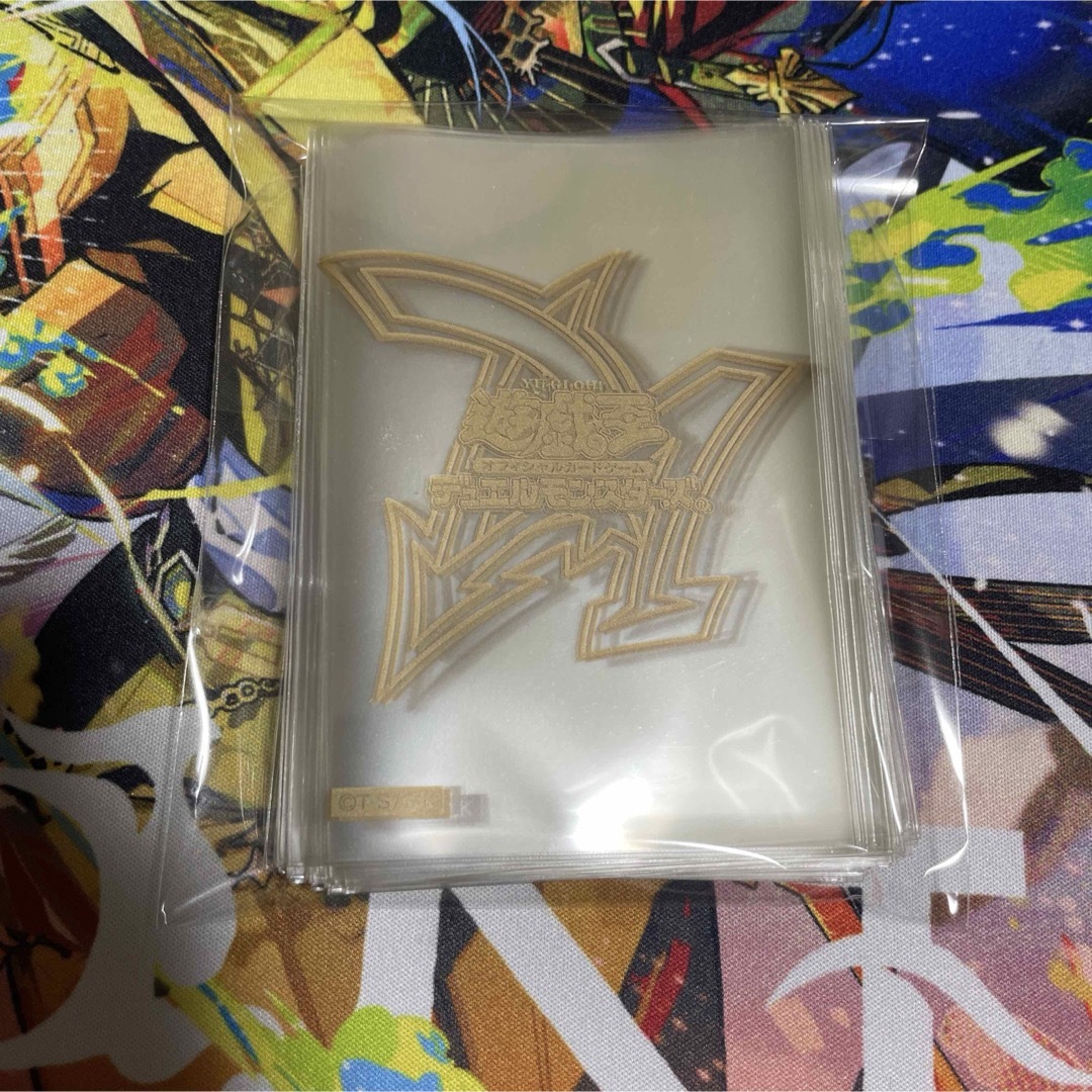 遊戯王 - 遊戯王 公式スリーブ GX アカデミア 金ロゴ透明 遊戯王 - 遊戯王 公式スリーブ GX アカデミア 金ロゴ透明