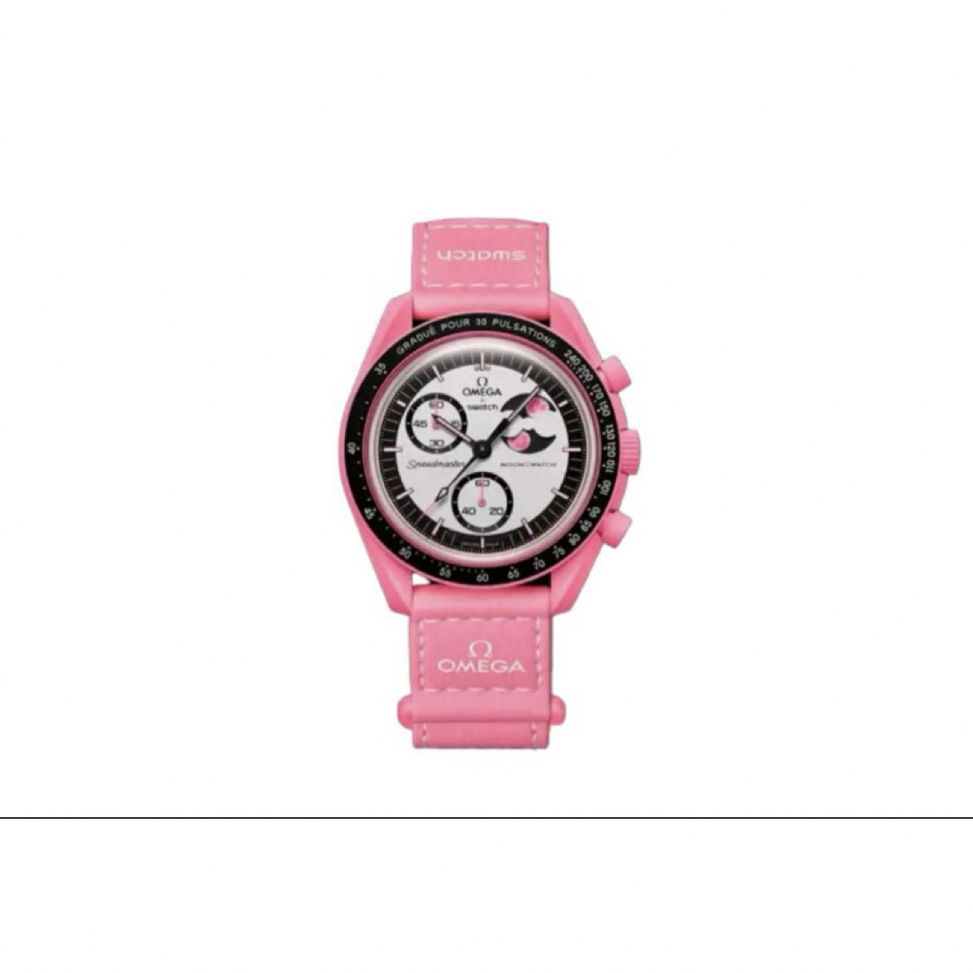 swatch - SWATCH OMEGA BIOCERAMIC MOONPHASE PINKの通販 by swatch - SWATCH OMEGA BIOCERAMIC MOONPHASE PINKの通販 by