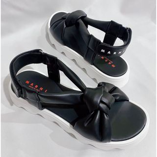 MARNI - マルニ MARNI シューズ 厚底グリッターサンダル MARNI - マルニ MARNI シューズ 厚底グリッターサンダル