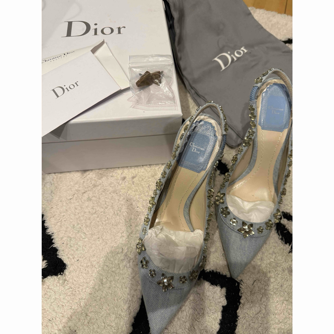 Christian Dior - クリスチャンディオール♡デニムパンプス美品 Christian Dior - クリスチャンディオール♡デニムパンプス美品