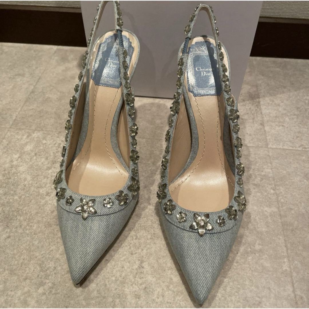 Christian Dior - クリスチャンディオール♡デニムパンプス美品 Christian Dior - クリスチャンディオール♡デニムパンプス美品