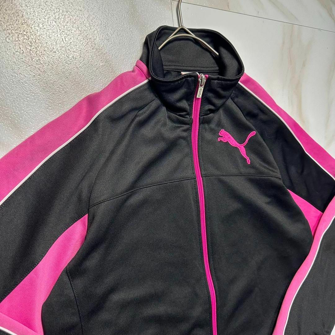 PUMA - PUMAジャージ上下セットアップ バイカラー ブラック PUMA - PUMAジャージ上下セットアップ バイカラー ブラック