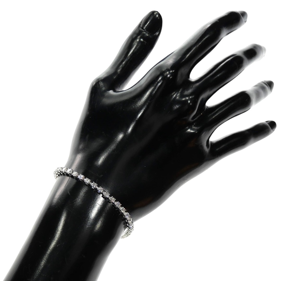 未使用品】テニスブレスレット Pt850 プラチナ ダイヤモンド 未使用品】テニスブレスレット Pt850 プラチナ ダイヤモンド