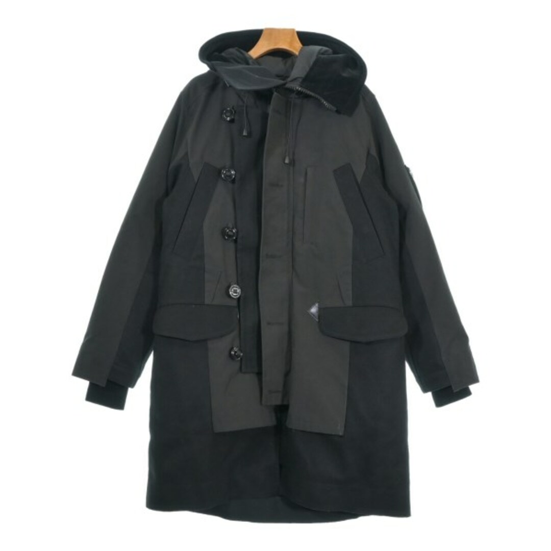 sacai - sacai サカイ ダウンコート 1(S位) 黒 【古着】【中古 sacai - sacai サカイ ダウンコート 1(S位) 黒 【古着】【中古