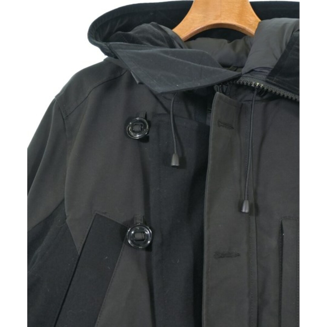 sacai - sacai サカイ ダウンコート 1(S位) 黒 【古着】【中古 sacai - sacai サカイ ダウンコート 1(S位) 黒 【古着】【中古