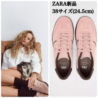 ZARA - 【美品】バレエフラットスニーカー ZARA 37 厚底の通販 ZARA - 【美品】バレエフラットスニーカー ZARA 37 厚底の通販