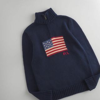 POLO RALPH LAUREN - ラルフローレン 正規品 ニット ハーフ POLO RALPH LAUREN - ラルフローレン 正規品 ニット ハーフ