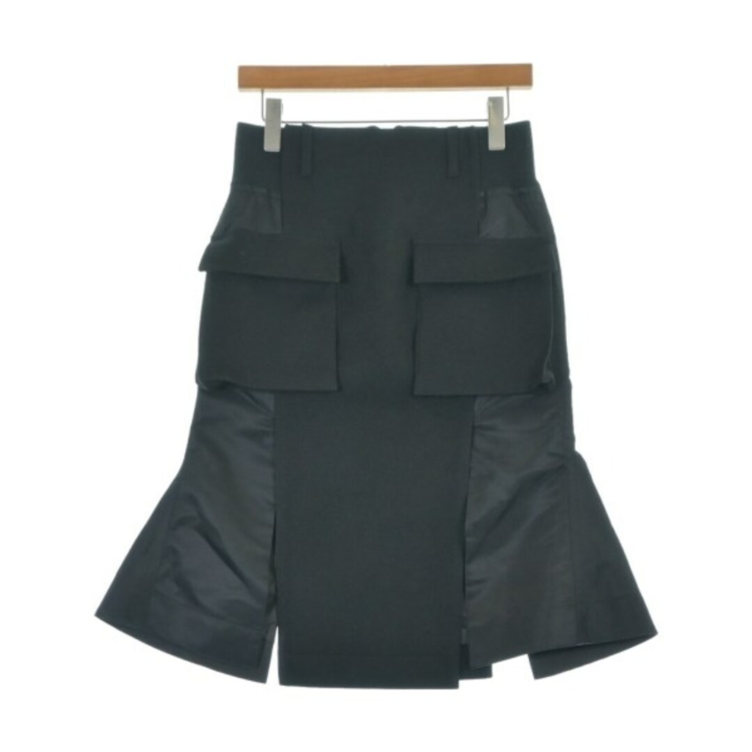 sacai - sacai サカイ ロング・マキシ丈スカート 1(S位) 黒 sacai - sacai サカイ ロング・マキシ丈スカート 1(S位) 黒